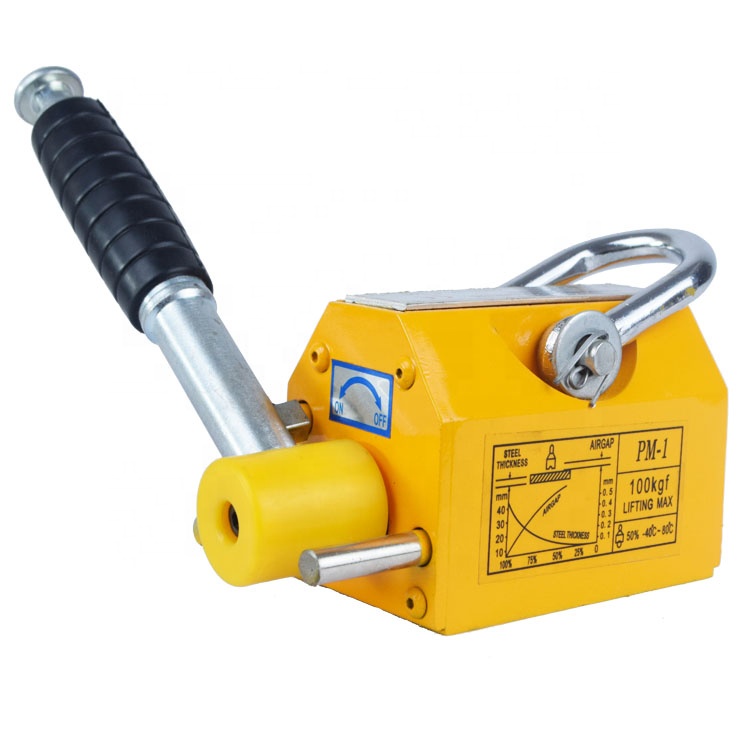 100kg small lifting magnet permanent magnetic lifter