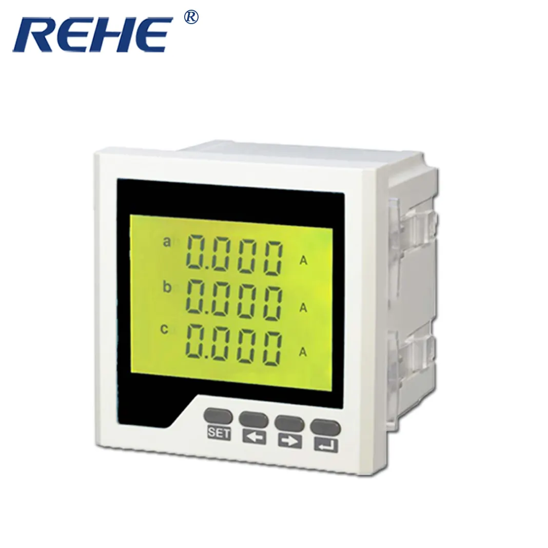 Analog output RH-3AA6Y LCD Three-phase digital analog ac Ammeter