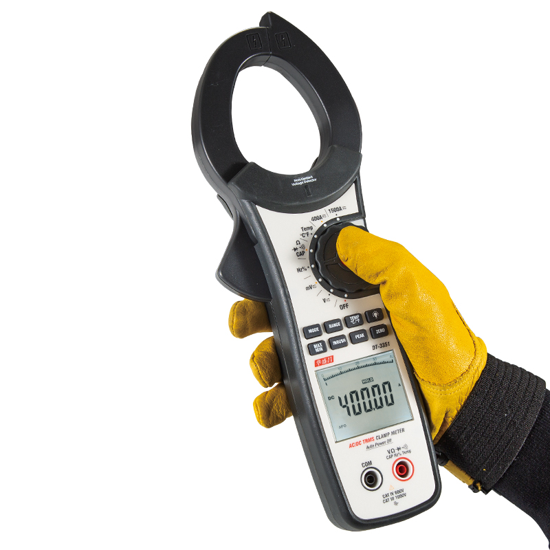 dt-3352 1500A True RMS Digital clamp meter surge current measurement