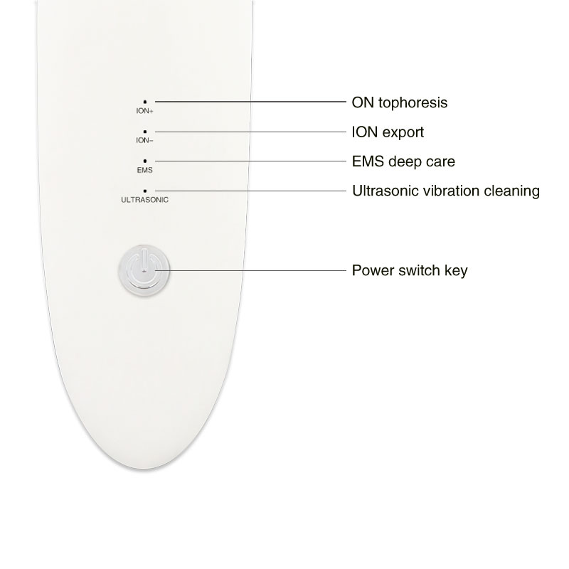 Beauty Machine Professional Face Spatula Dermaplaning Facial Ultrasonic Skin Spatula Scrubber