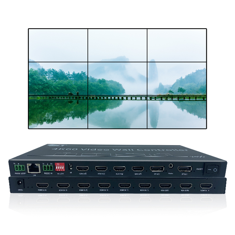 5 входов 9 выходов настенный видеоконтроллер 2k 4k 8k hdmi ТВ вращающийся комбинированный процессор 1x9 3x3 2x9 3x6 HD видеоконтроллер