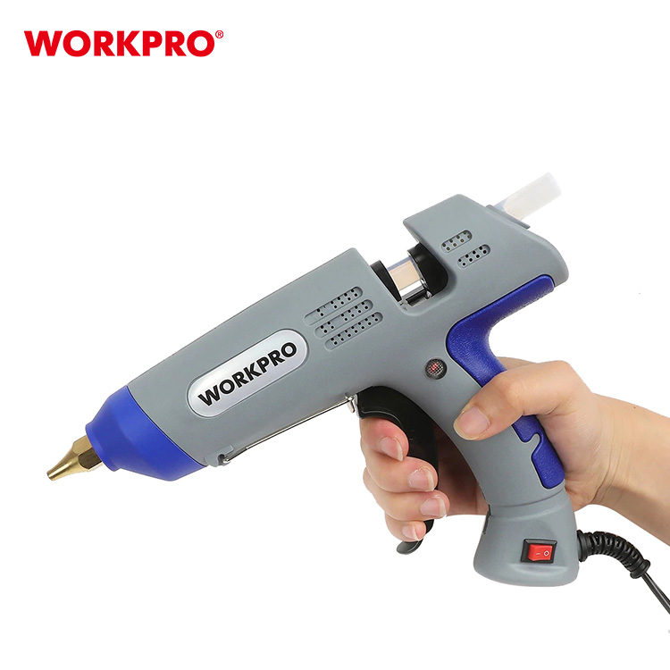 Клеевой пистолет WORKPRO 30 Вт, инструменты «сделай сам», высокотемпературный термоклеевой пистолет с 20 клеевыми стержнями премиум-класса для украшения