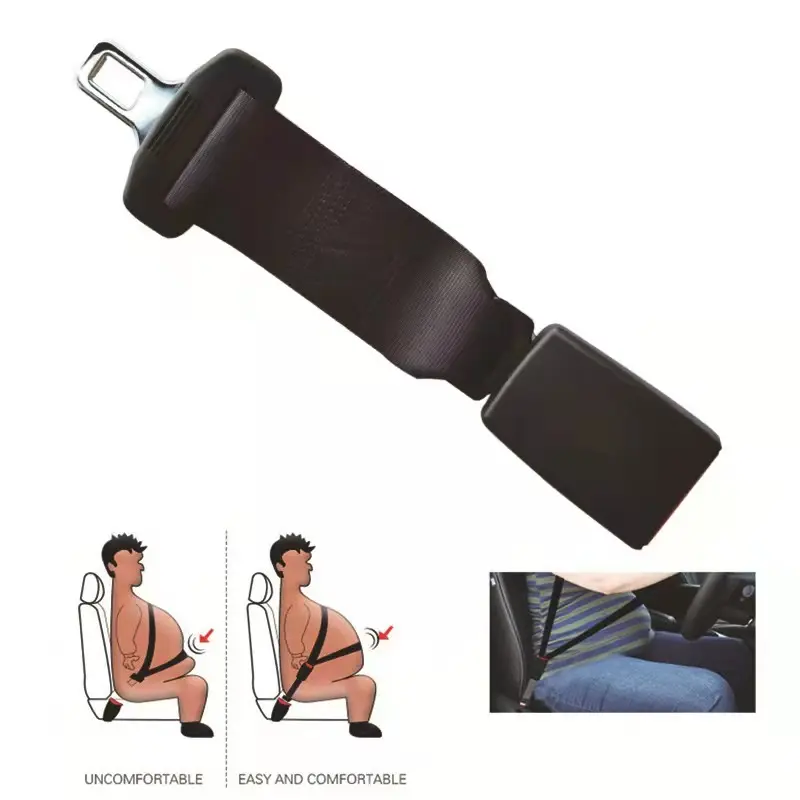 Удлинитель ремня безопасности с металлическим язычком, удлинитель ремня безопасности для Obese мужчин беременных женщин детей