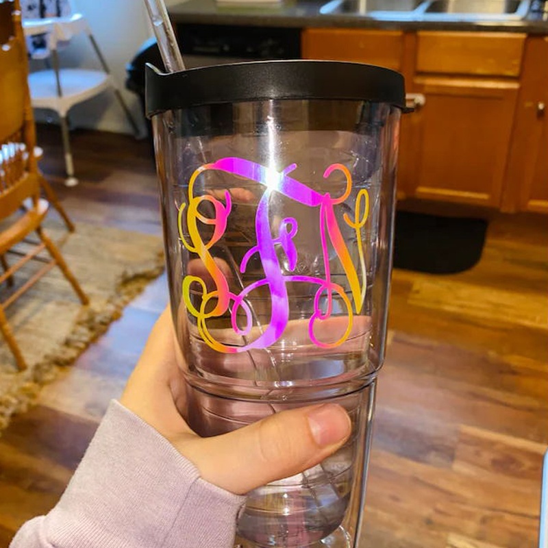 Personalized Name on Tumbler  Large 24oz with straw   Sip Lid Included  Double Walled/BPA Free