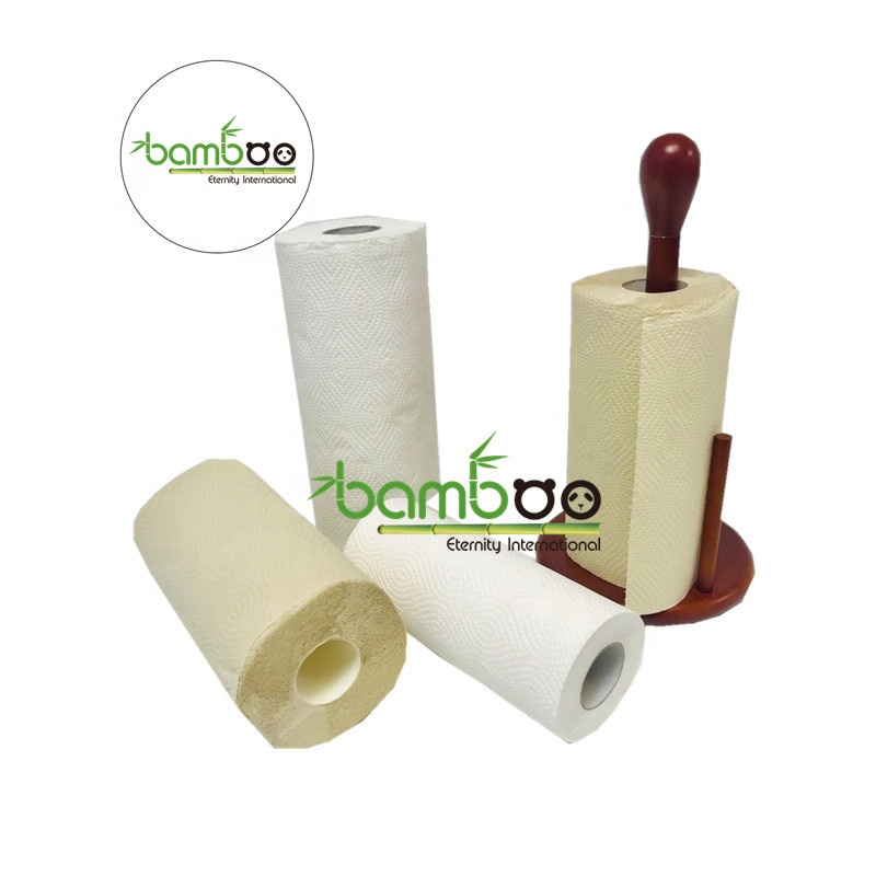 Home use Water Absorbing eco bamboo Kitchen Tissue hand Paper Towel