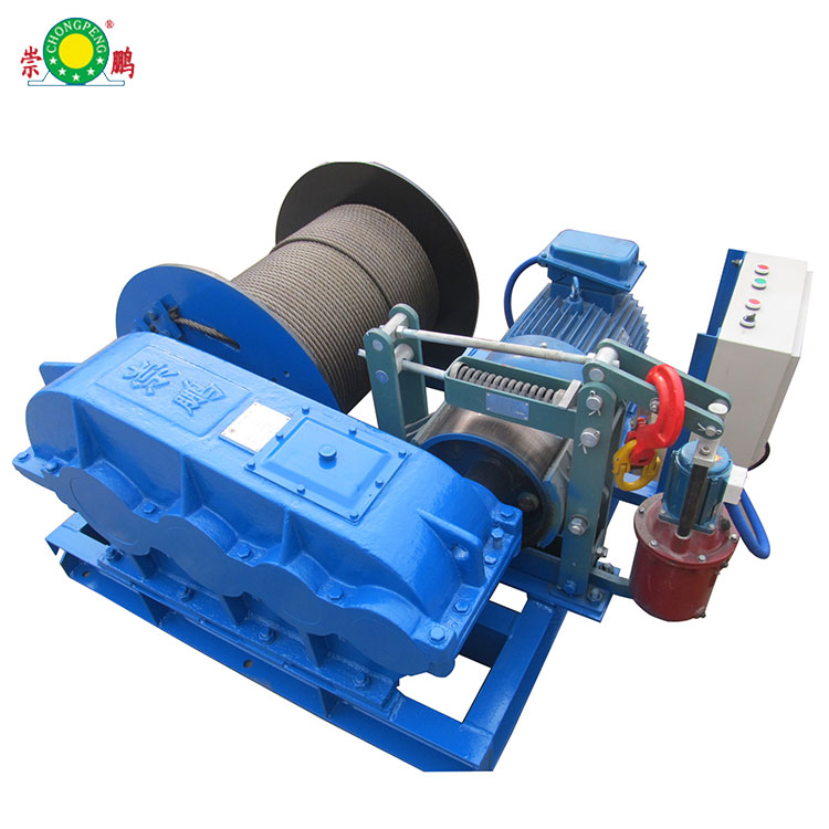 heavy duty jk fast speed Large Capacity 20 ton wire rope electric winch good prices