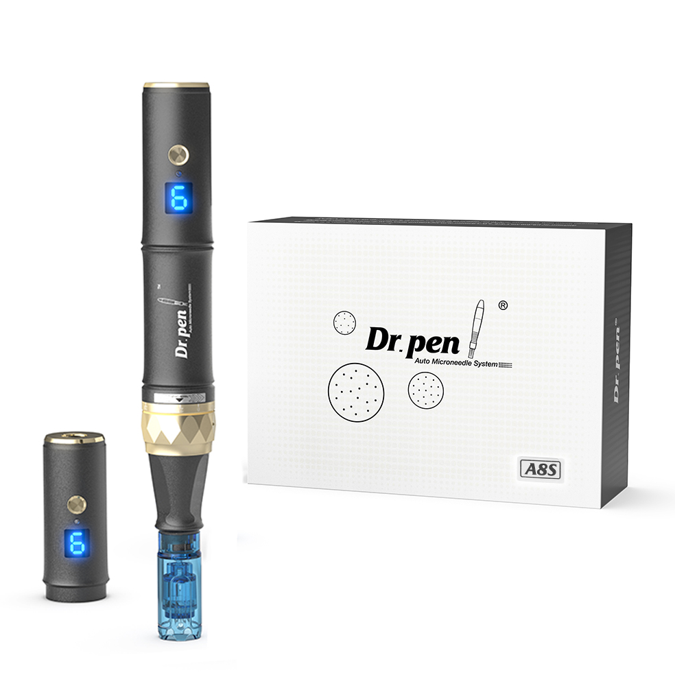 Электрическая ручка Derma Dr pen A8S микроигла для лечения акне, растяжки, микроигла, усиливает выработку коллагена