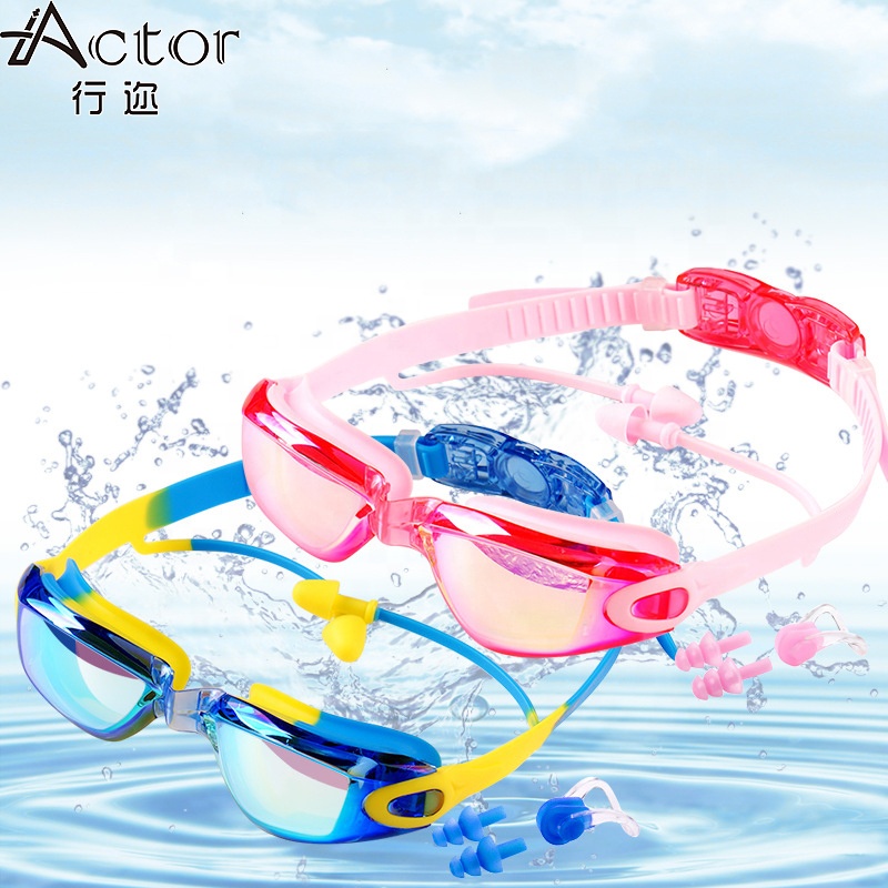Adjustable Swim Goggles Uv With CE Certificate