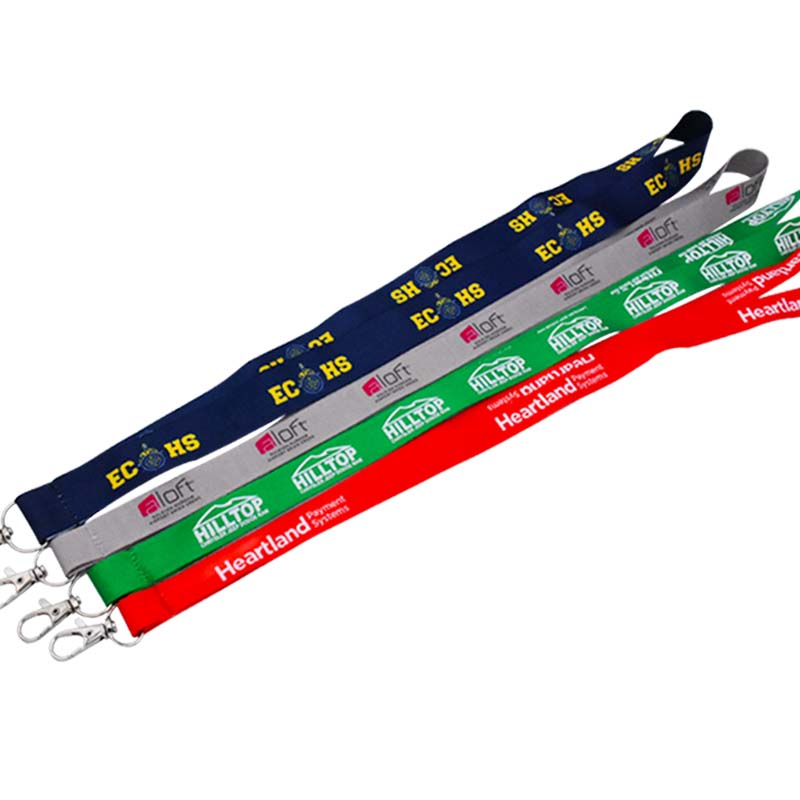 Factory Cheap Neck Lanyards Custom White Lanyard With Clip Nylon Lanyard