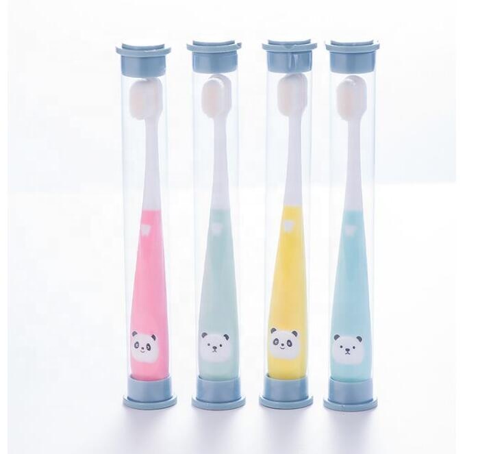 Superfine soft bristles children's toothbrush / cartoon large handle toothbrush / baby toothbrush