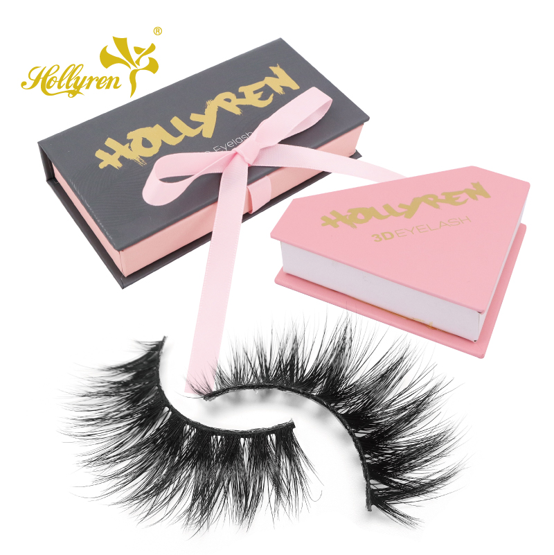 Мягкие ресницы 3d из норки Hollyren Beauty Manufacture