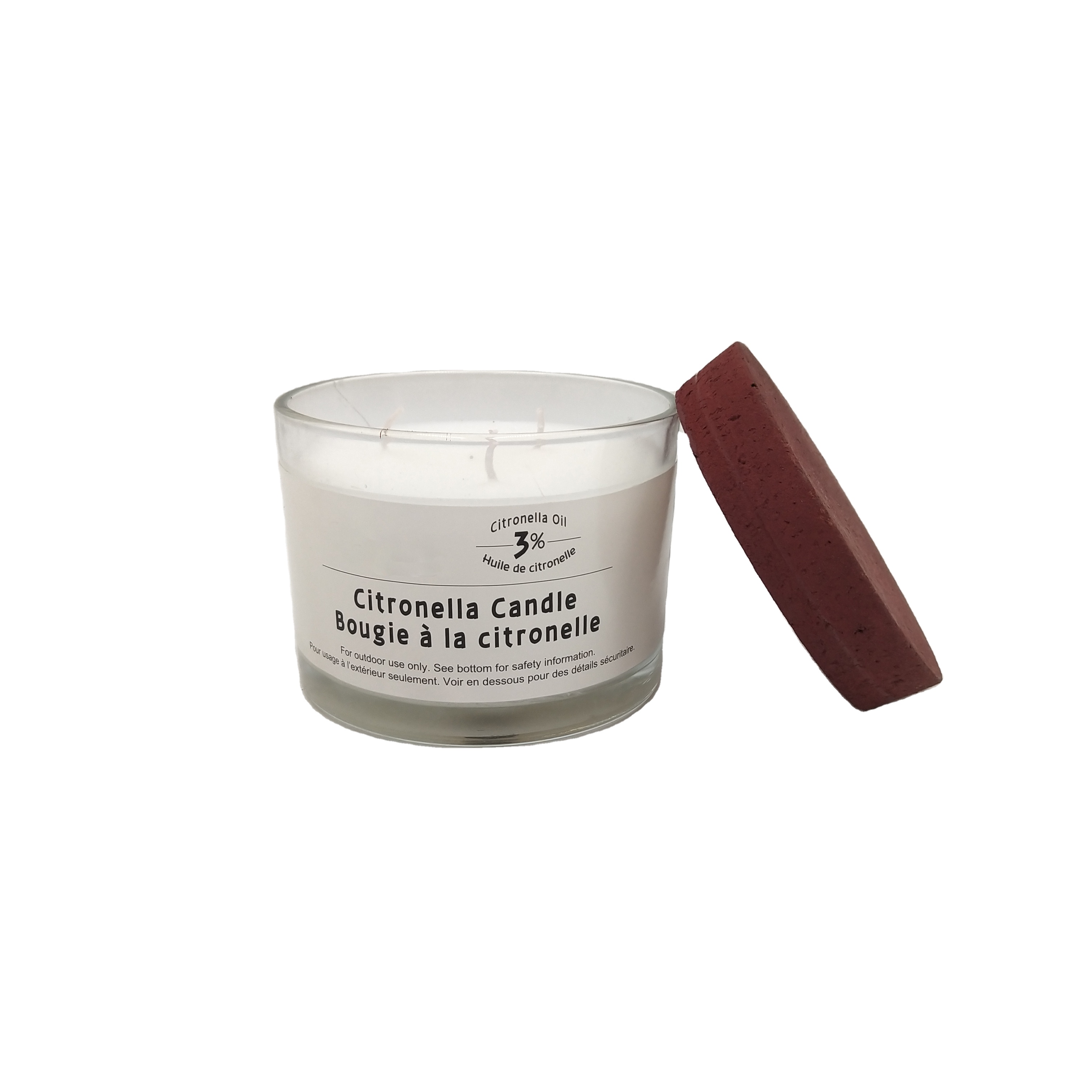 Wholesale Organic Soy Scent Jar Candle In Glass With Lid Three core wax
