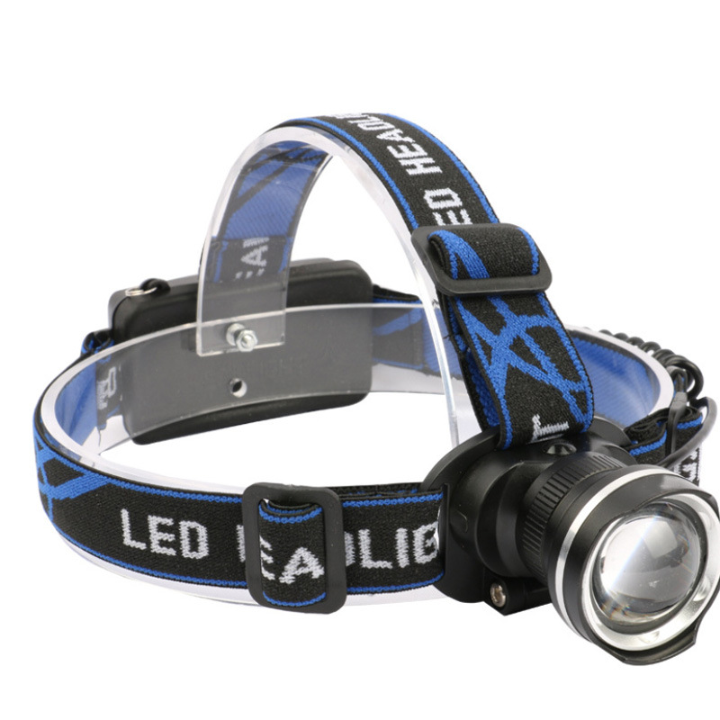 Super Bright LED Headlamp T6 Zoomable Headlight 3 Modes Rotate Zoomable Headlamps Use 18650 Battery