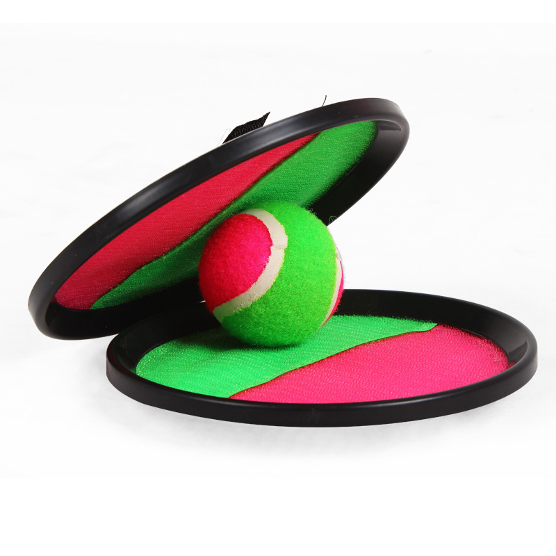 Outdoor Sports Beach Ball Catching Games Toy Paddle Toss and Catch Ball Set Sticky Target Catch Ball Toys Set