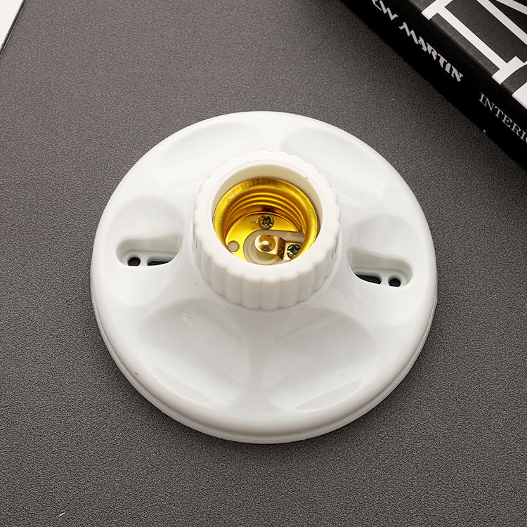 E14 E27 Socket E14 Lamp Holder E27 Bulb Base Adapter E40 E14 Cartridge Mount LED Light Round Lamp Screw Cap Fitting E26 Socket