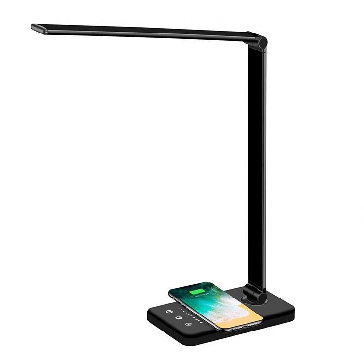 Table Led Lamp With Wireless Charger
