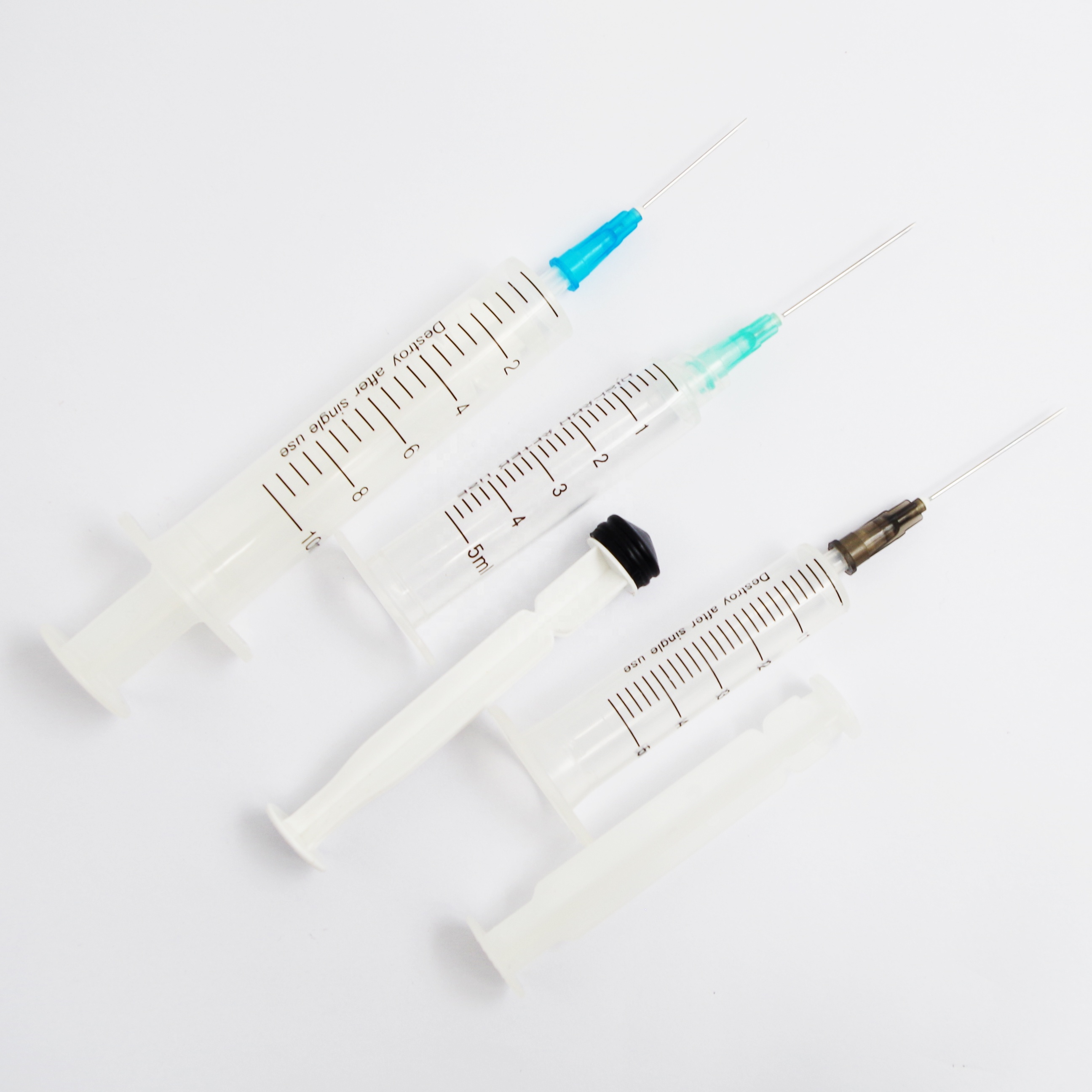 Luer slip 2 части одноразовый шприц 3 мл 5cc