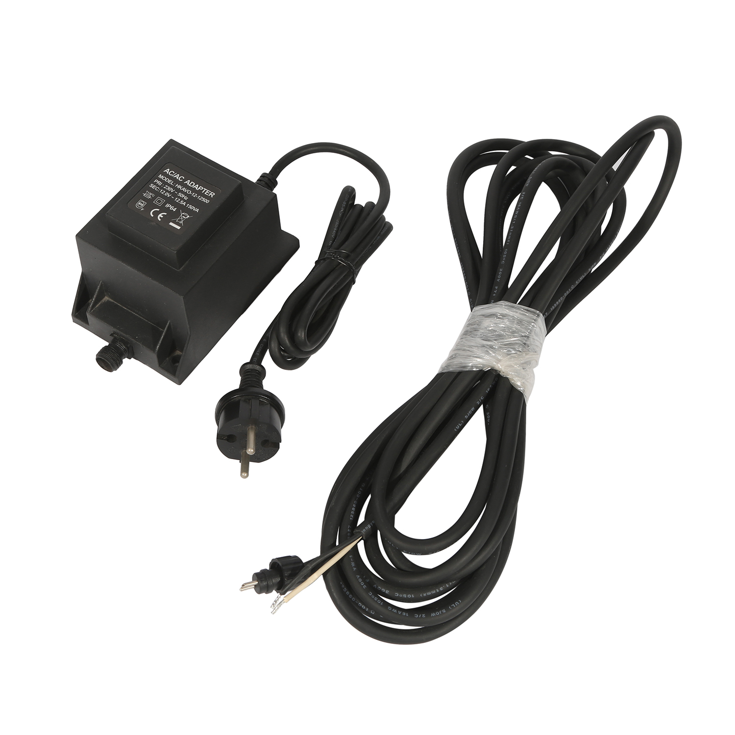 Наружное освещение 12V 12.5A 150W настольный водонепроницаемый светодиодный трансформатор питания