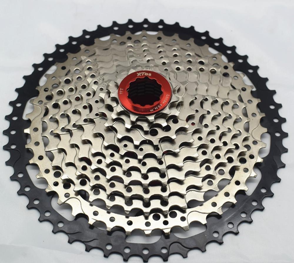 Кассета Xtos 10Speed 11-50T для горного велосипеда 10S 20S 30S, звездочка свободного хода для запчастей Xt Slx Xo X0 X9 X7