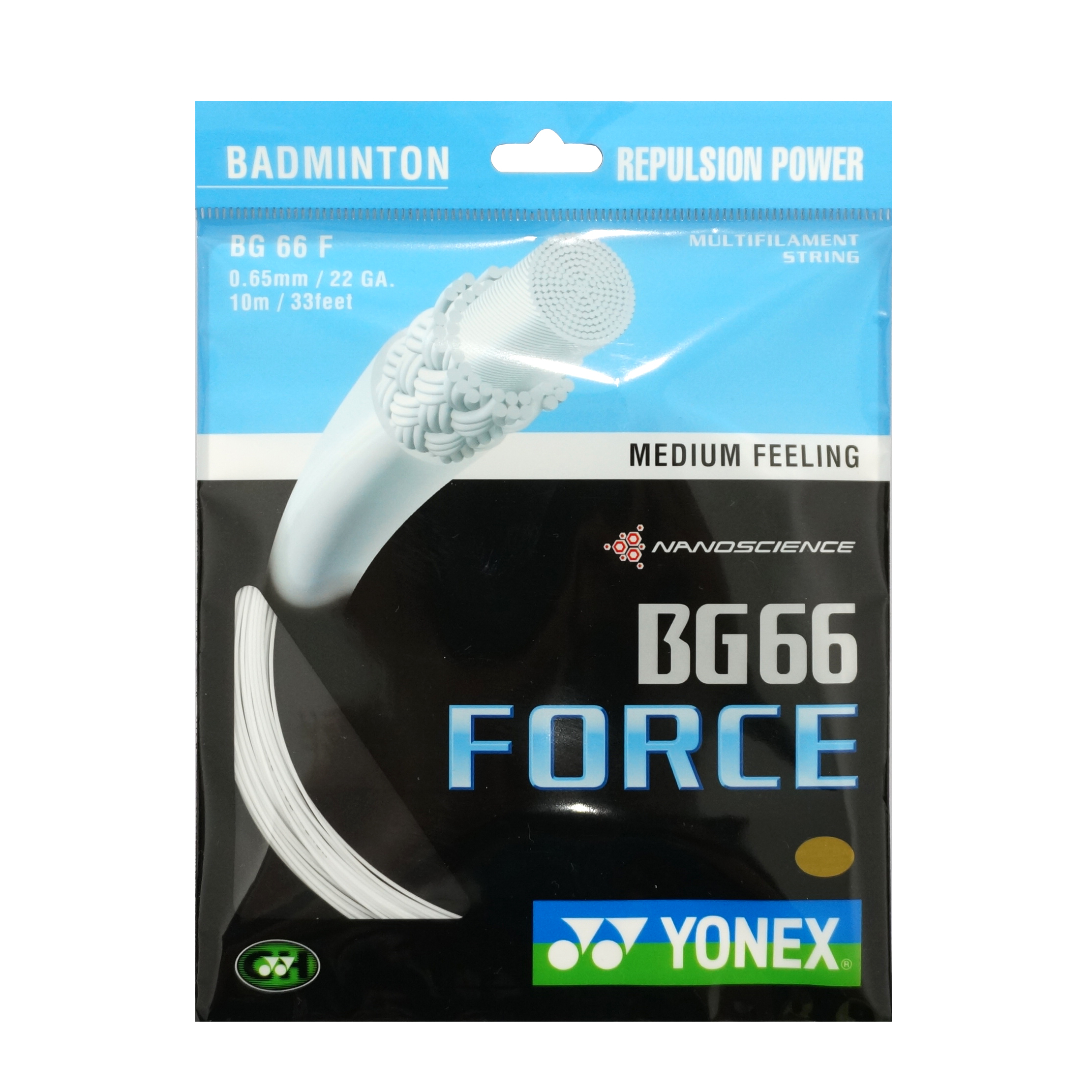 Ракетка для бадминтона Yonex BG66 FORCE 10 м