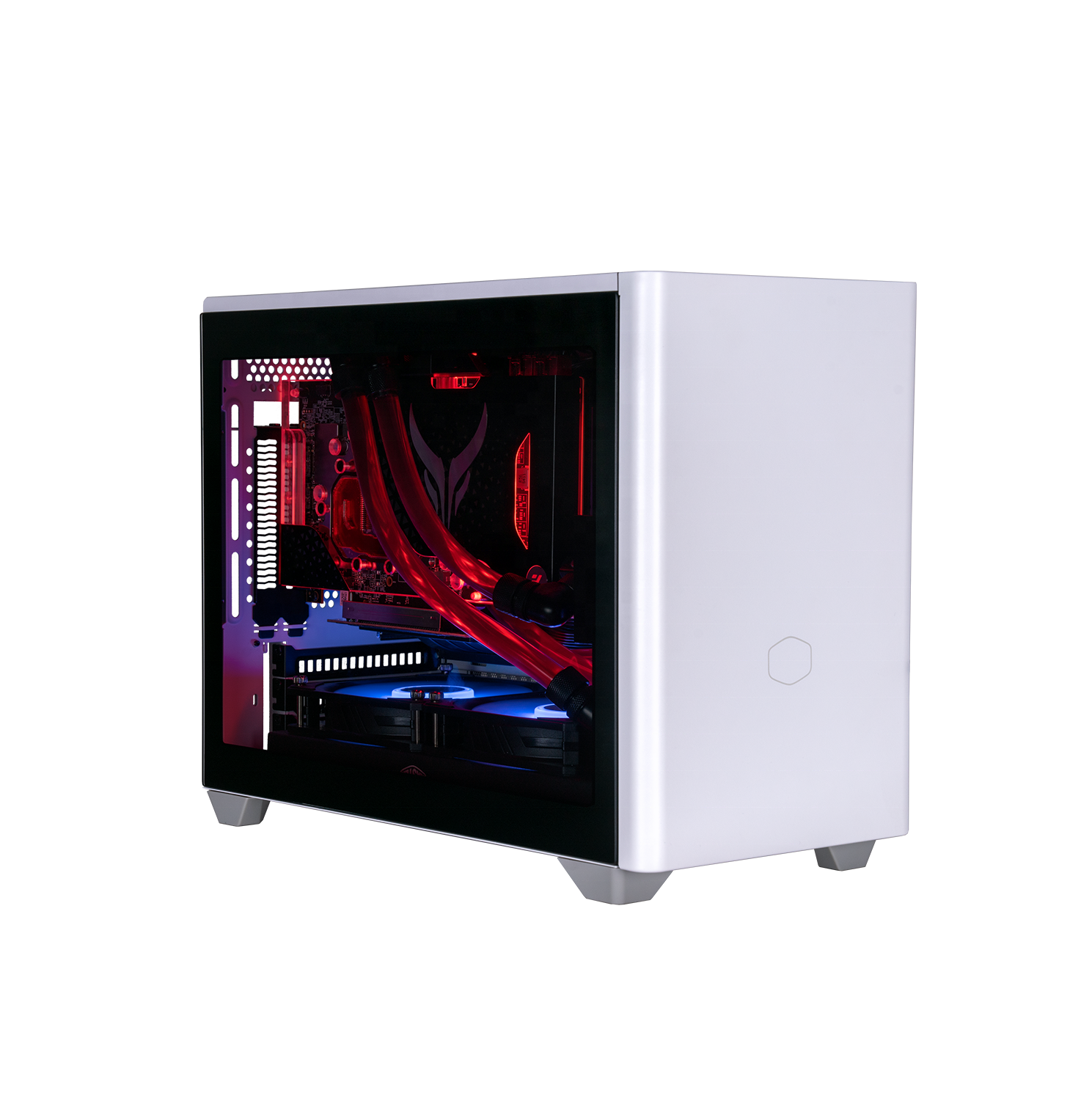Лидер продаж, мини-чехол для компьютера CoolerMaster Nr200, белый мини-чехол ITX, чехол для ПК, игры, мини-башня