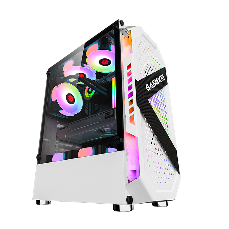 Пользовательский компьютерный корпус башня MATX/ITX материнская плата игровой процессор корпус ПК Золотой корпус