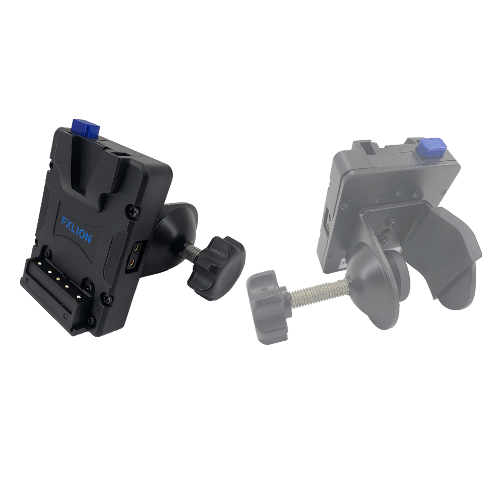 SONGING FXLION Nano L04 V-Lock/V-Mount Clamp Plate with with U-Type Clip, fit for Any Size Rod