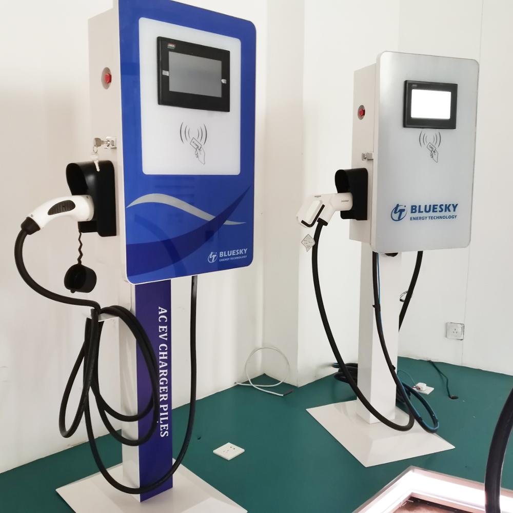 Сертифицированное CE зарядное устройство AC тип 2/GB/T EV с двойным соплом для зарядной станции