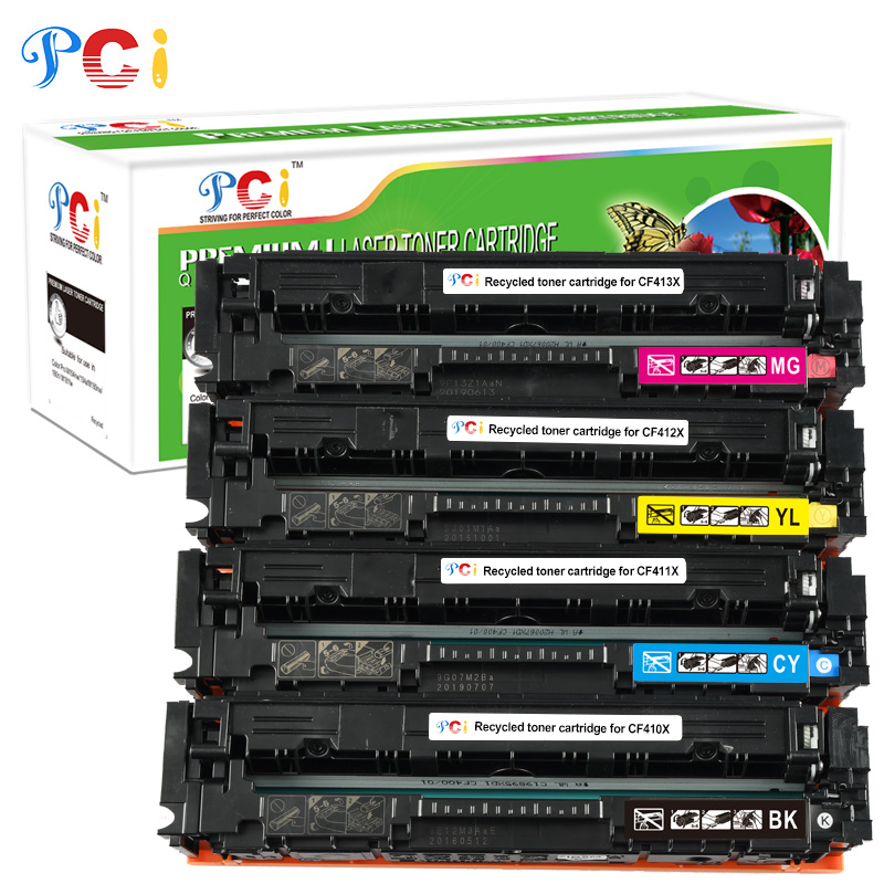 Совместимость CF410X CF411X CF412X CF413X CF410 410X цветной лазерный тонер-картридж для принтера HP M452nw M477fdw 477dw M452dn