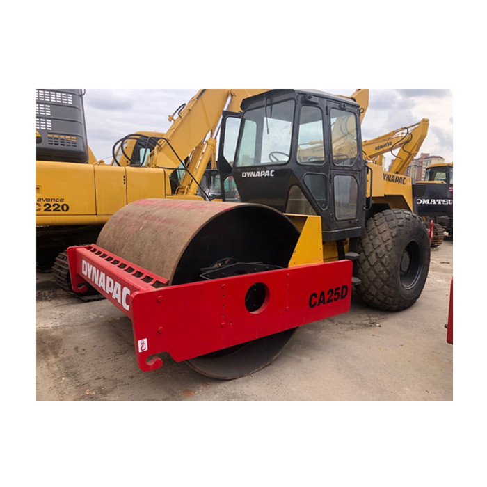 used Dynapac CA25D road roller Single Drum Roller for road machinery