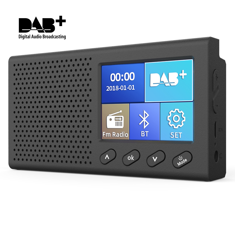 DAB радио адаптер BR FM радио мини цифровой на батарейках перезаряжаемый портативный домашний ручной DAB + плюс радио dab +