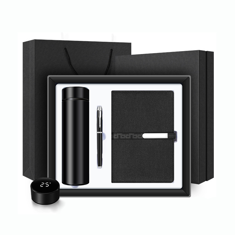 Men Gift Set 2024 New Arrival Luxury Unique Products Pen Vacuum Cup Notebook Executive Kits stand Enterprise Business Gift Set