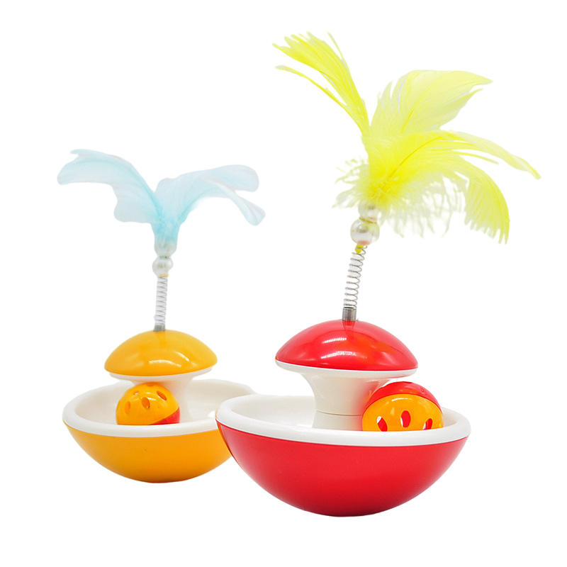 Cat Toy Funny Pet Training Tool Cat Leaking Food Ball Toy Educational Tumbler Toy Pet Supplies