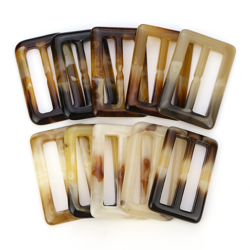 High Quality Plastic Adjustable Buckle Resin Coat Clothing Acrylic Buckles For Bag Accessory