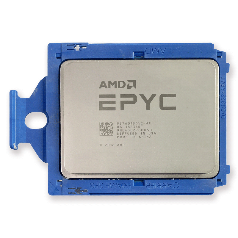 Дешевые Подержанный EPYC 7001 серии процессорный кулер для продажи б/у сервера EPYC 7601 32 двухъядерный процессор