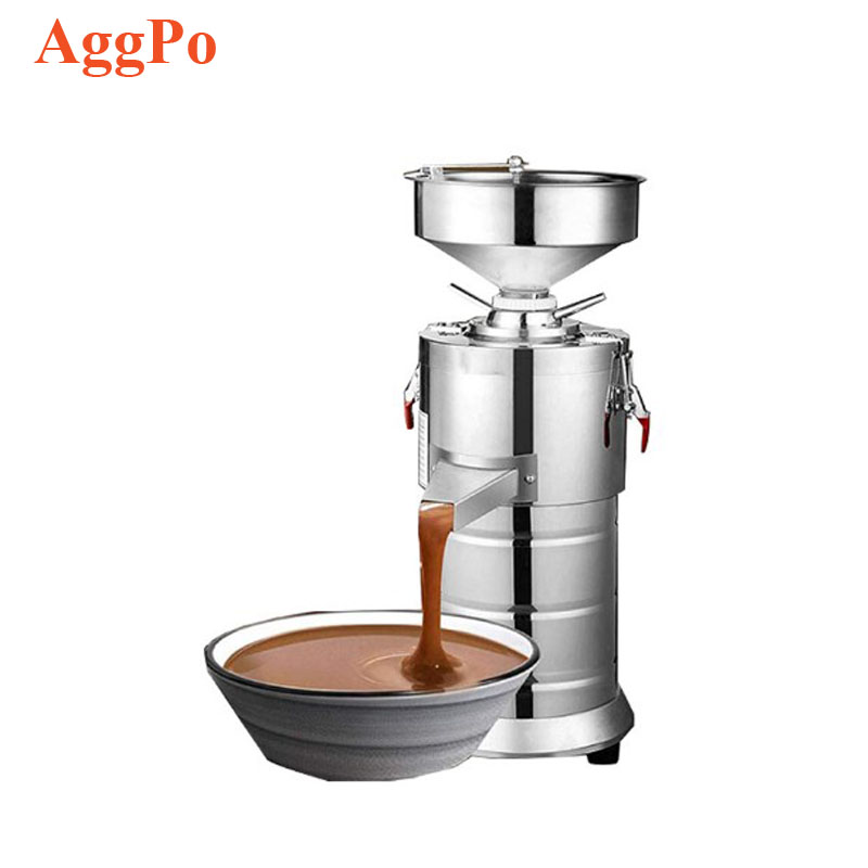 Peanut Butter Maker Machine Electric Grain Grinder Peanut Butter Maker Sesame Sauce Grinder Home Commercial 110V 15kg/h 1100W