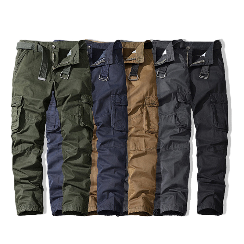 Custom Logo New Outdoor Construction Electrician Industrial Plus Size Men's Pants Multi Pockets Work Cargo Pants