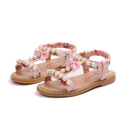 Nian OEM Sandalen pl; Одежда для маленьких девочек; Платье принцессы для девочек; Удобные красивые, на высоком каблуке; Обувь для девочек