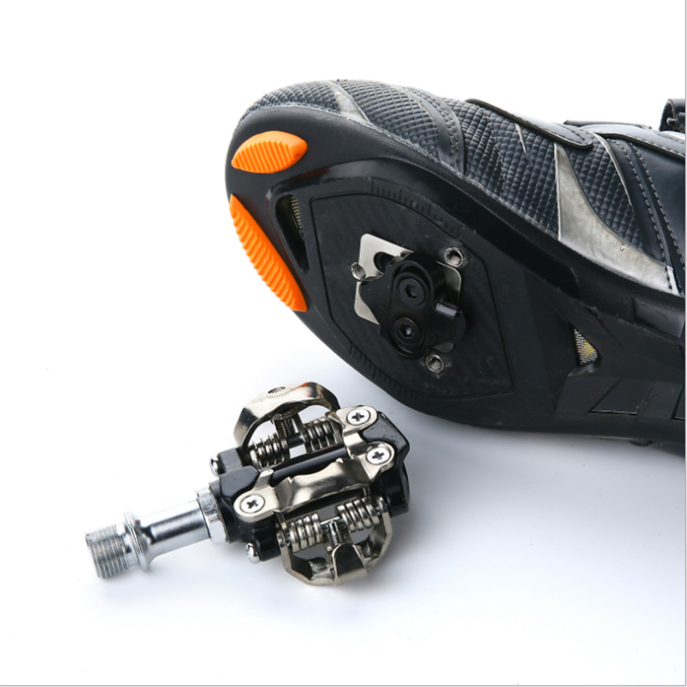 self-locking pedals Mountain Bike Bicycle Pedal Cleats Bike Shoes SPD System For MTB