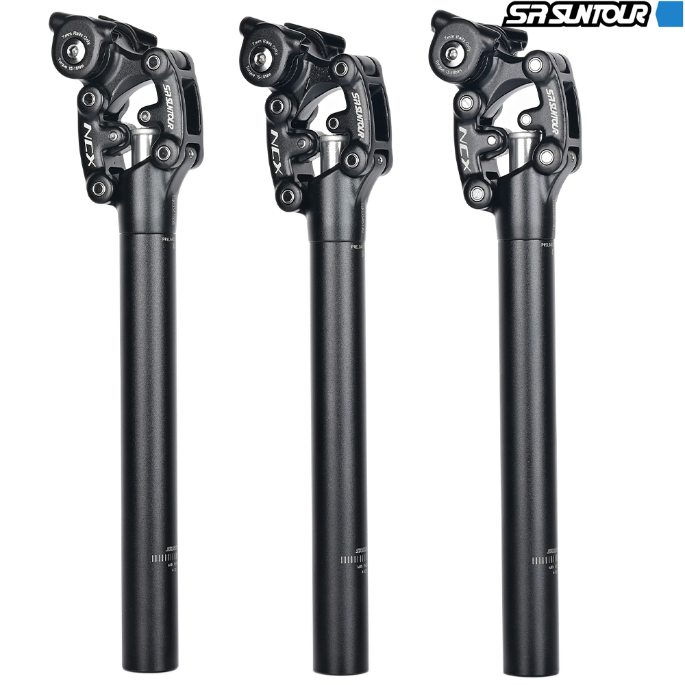 SR SUNTOUR Bicycle Shock Seatpost 350mm for Mountain Bike Seat Tube
