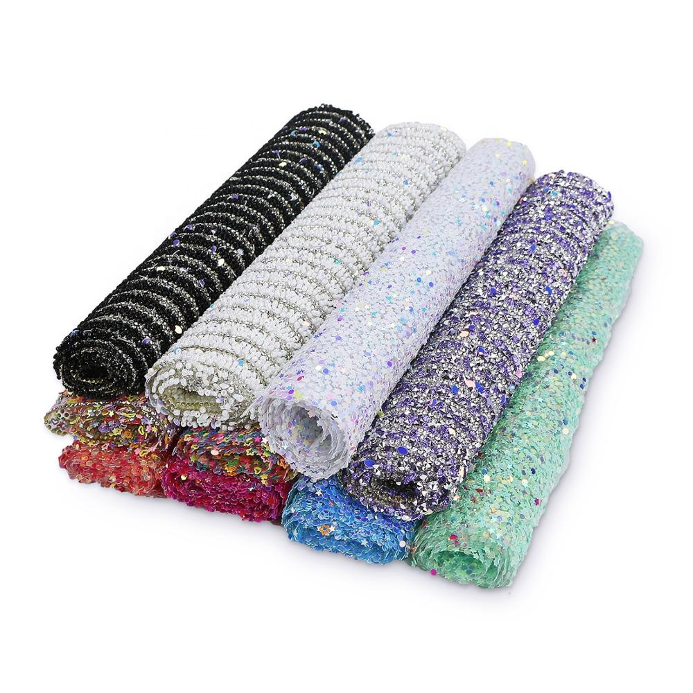Stock Sale Sparkling Resin Rhinestone Crystal Sheet For Hair Bows DIY Crafts