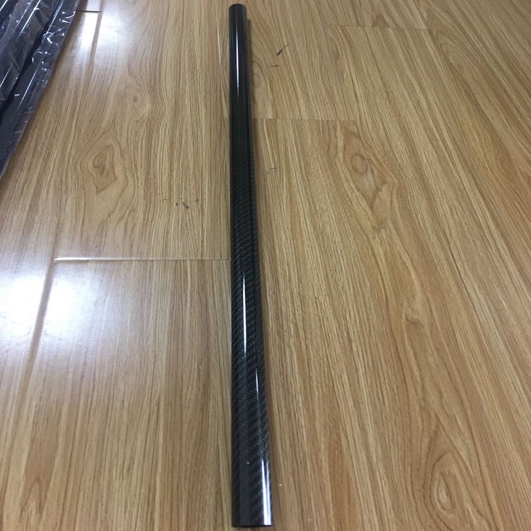Light weight 3K Glossy Carbon fiber tube for paddle
