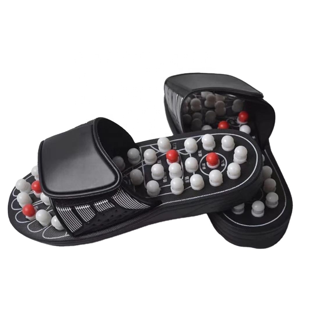 Anti-fatigue Massage Slippers Dot Rotary Health Foot Massage Shoes Acupoint Health Care Foot Health Slippers Eva