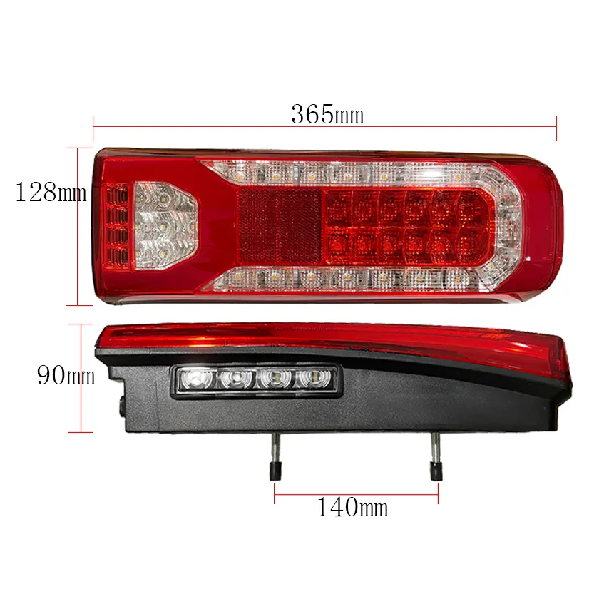 1*pcs HST-21153 MB 24V truck LED tail light lamp fit for benz truck mp5 NEW ACTROS LED tail lamp 0035441003 0035442103