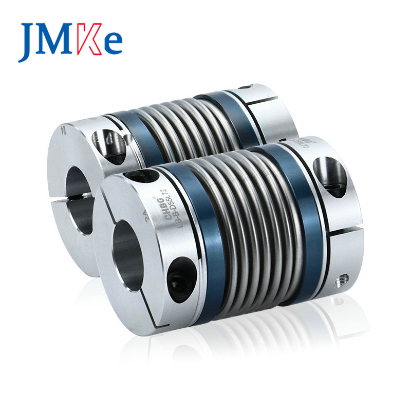 CHBG Manufature Aluminum alloy bellows coupling bellows servo motor spring coupler