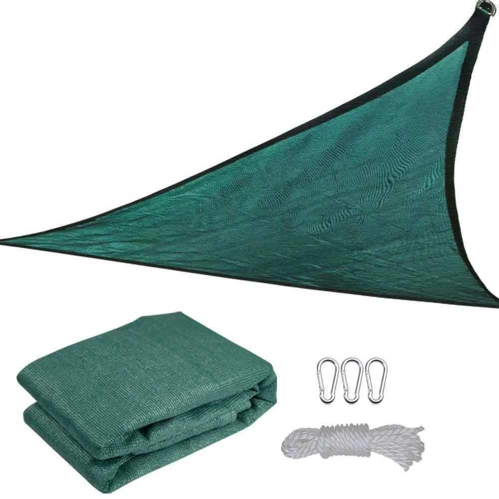 Factory High Quality Customized HDPE And UV Resistant Virgin HDPE Durable Outdoor Shade Sail Flat Wire For Sunshade