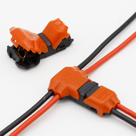 2 Pin 2 Way dc/ac 300v 10a Универсальный Компактный провод жгута проводов разъем Т-образный, проводниковый блок выводов AWG 18-24
