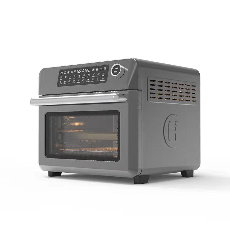 New best-selling digital electric multi-functional oven 25L wholesale oil free air fryer toaster oven classic stainless oven