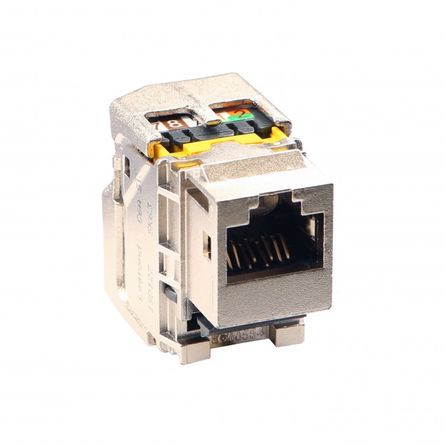 Legrand Тип RJ45 безинструментальный CAT6A FTP 1 модуль No.76573 сетевой Keystone Jack Франция белая Лицевая панель французский один порт 45*22,5 мм