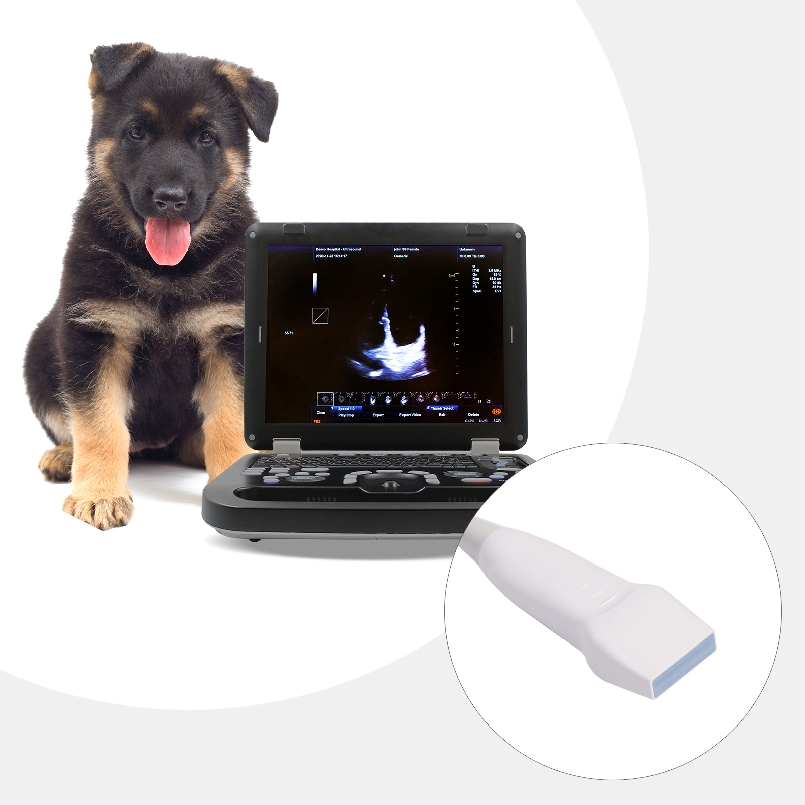 CONTEC CMS1700C-VET Color Doppler Ultrasonic Diagnostic System